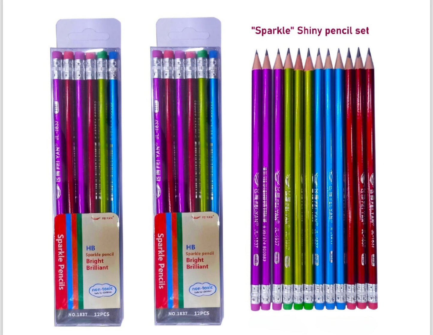 SPARKLE SHINY PENCIL SET