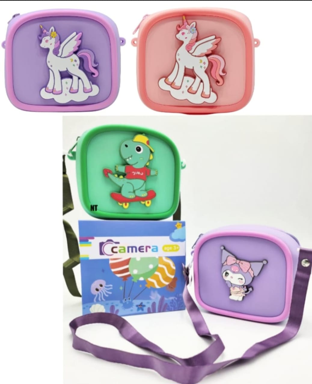 CUTE SILICON SLING BAG