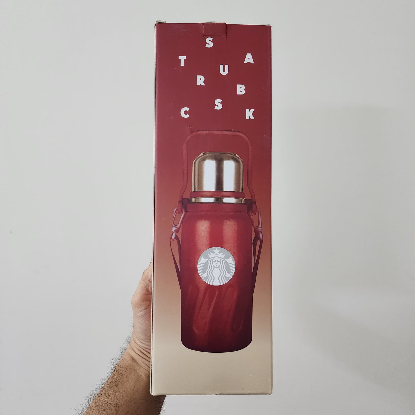 STARBUCKS VACCUME TRAVEL FLASK { STAINLESS STEEL , 1200ml }