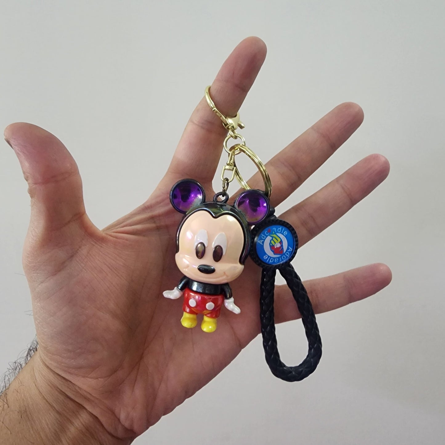 DISNEY MICKY HOLOGRAPHIC KEY CHAIN