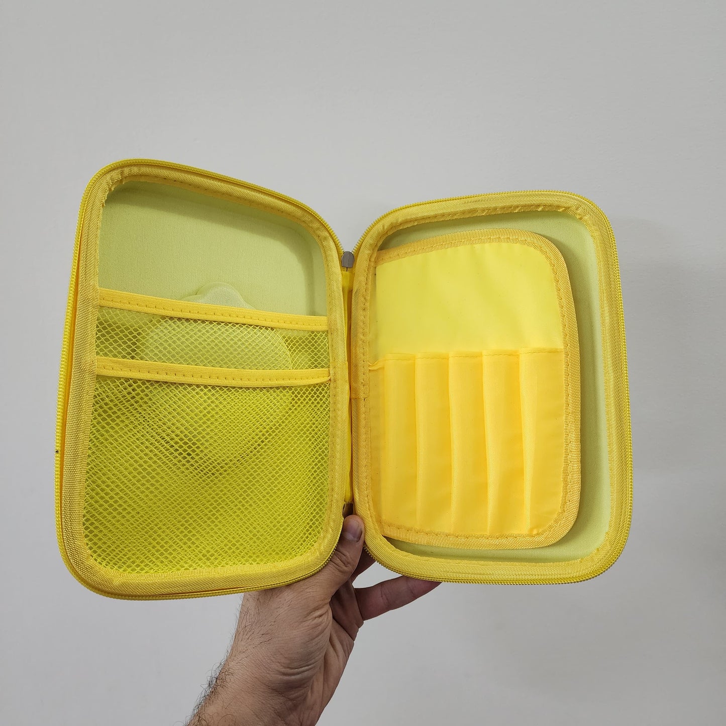 HARD CASE POUCH WITH CALCULATOR