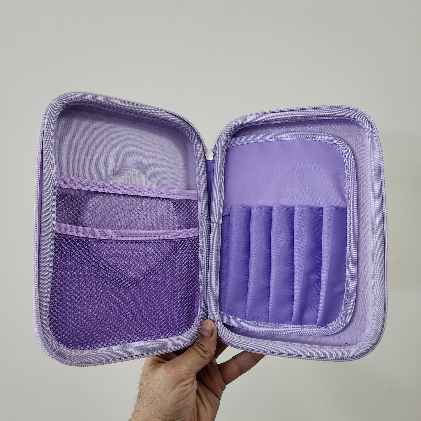 HARD CASE POUCH WITH CALCULATOR
