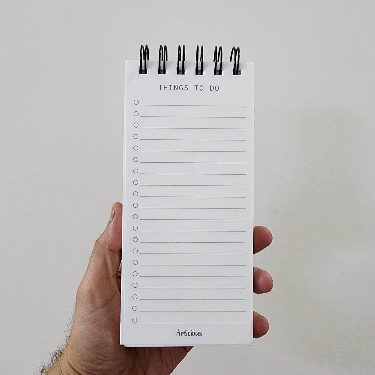 THINGS TO DO SPIRAL NOTEPAD