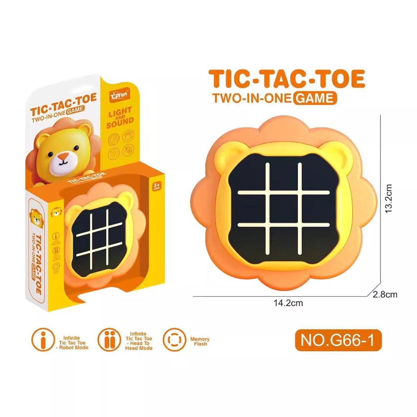 2 in 1 TIC TAC TOE PORTABLE GAME