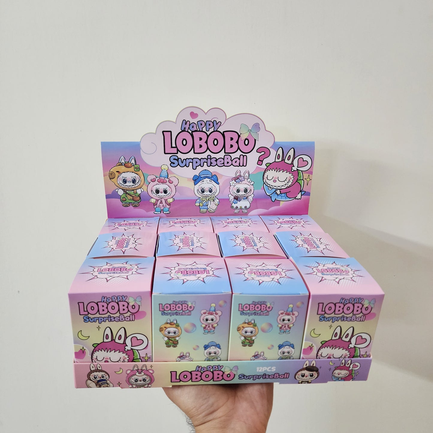 HAPPY LABOBO SURPRISE KEY CHAIN BALL