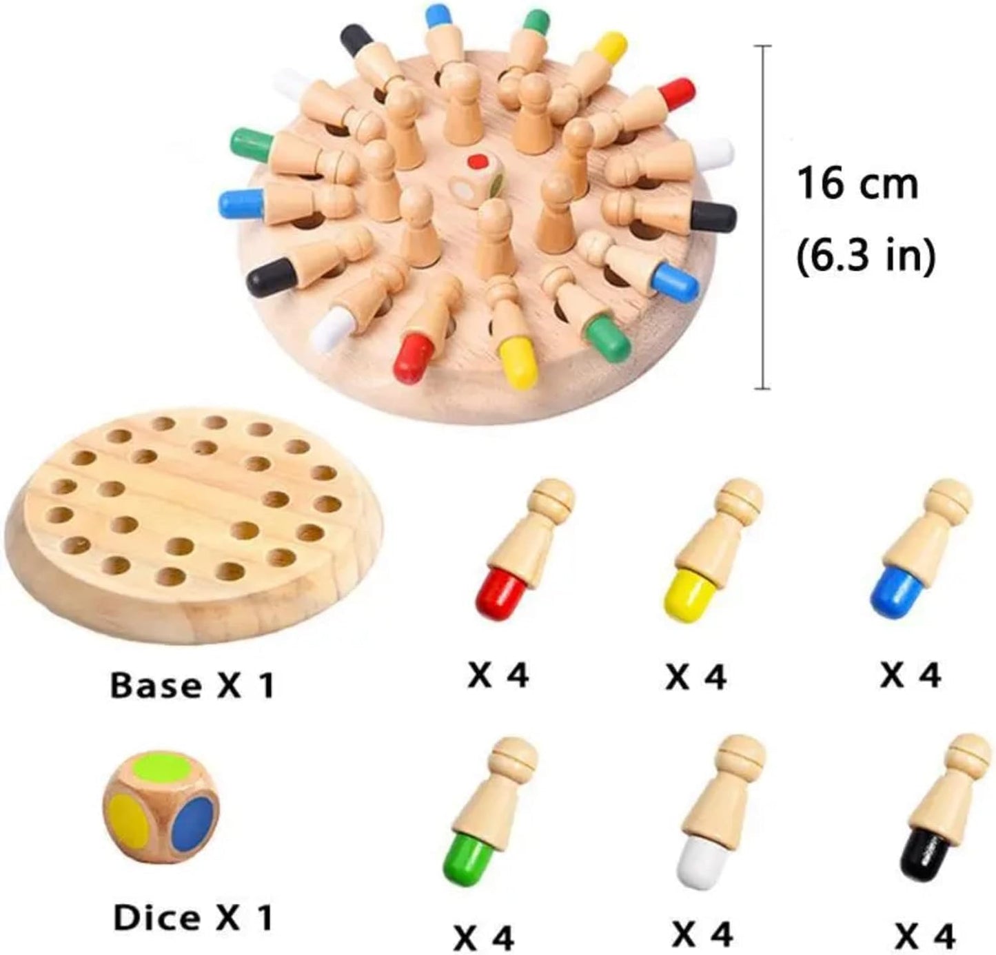 Memory Chess Game Board for Kids & Family