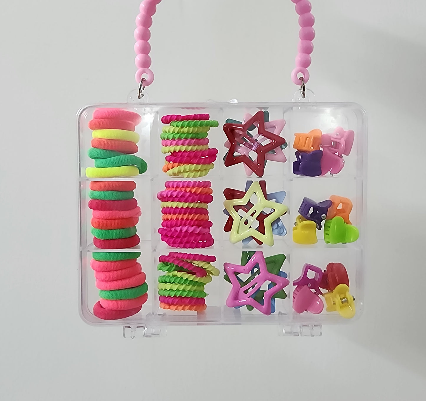 ASSORTED COLOURFUL HAIR ACCESSORIES SET