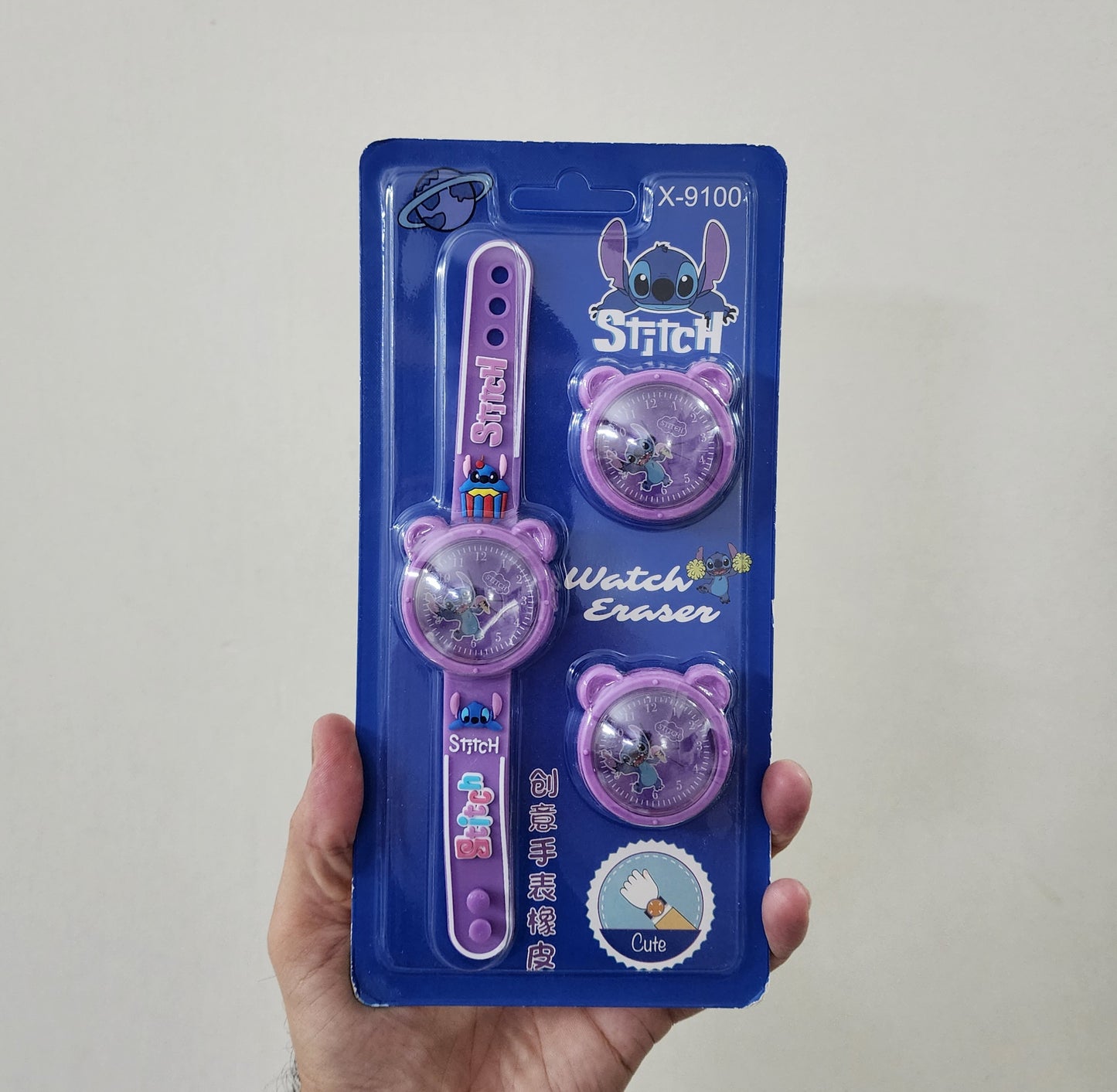 STITCH WATCH ERASER WITH BAND