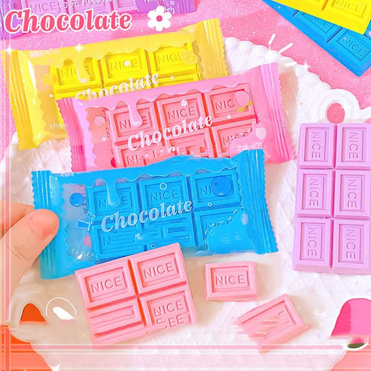COLORFUL CHOCOLATE ERASER
