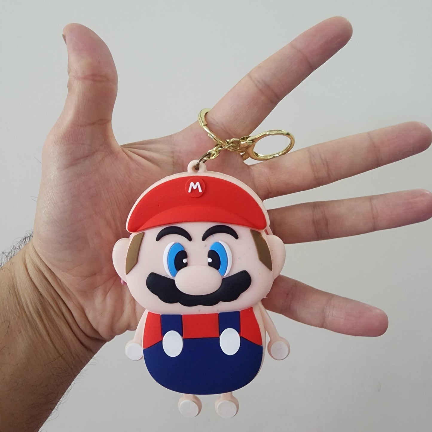 SUPER MARIO SILICONE POUCH KEY CHAIN