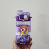 UNICORN THEME WATER BOTTLE WITH DUAL CAP { 500ml }