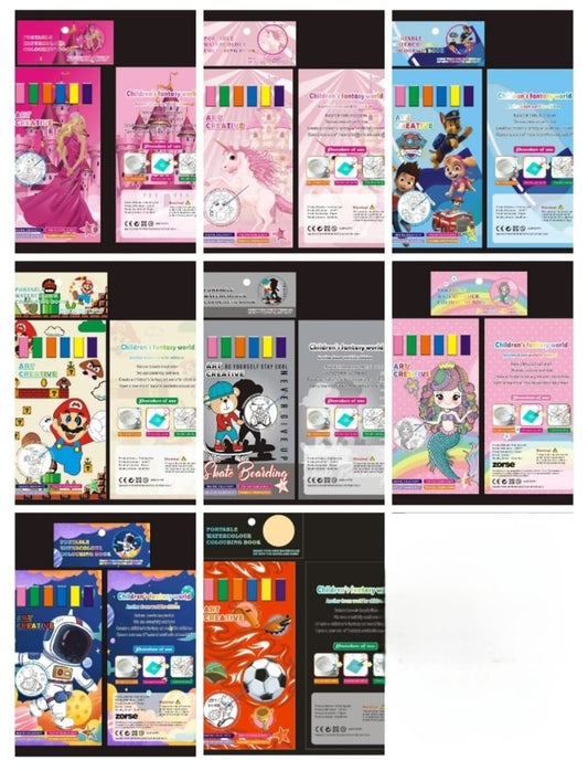 10 PAGE COLORING BOOK
