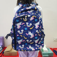 UNICORN THEME BACKPACK [ POLYESTER WATER PROOF ]