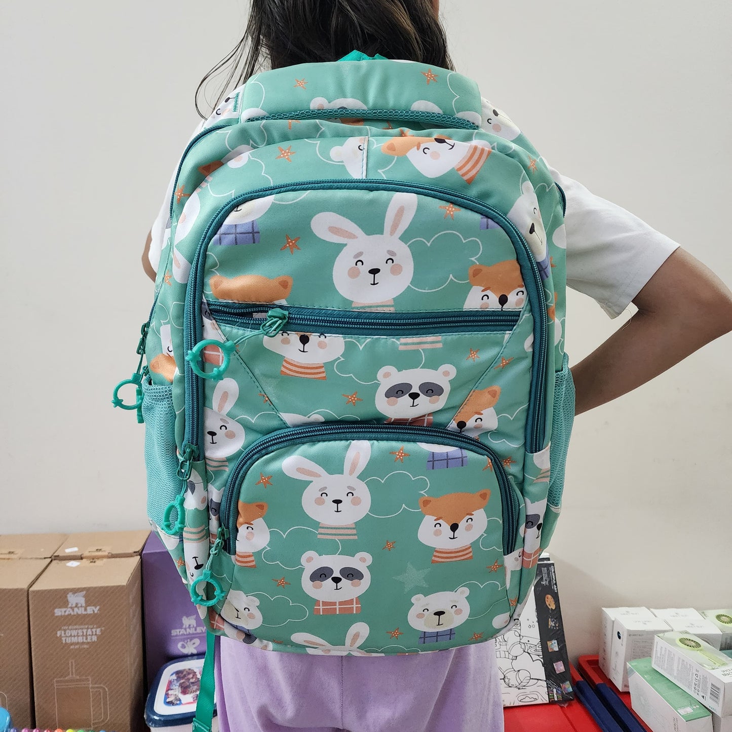 CUTE BEAR BACKPACK [ POLYESTER WATER PROOF ]
