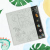 WOODEN FRAME CANVAS PAINTING SET ( SIX COLOR SHADES )(30X40cm)