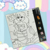 WOODEN FRAME CANVAS PAINTING SET ( SIX COLOR SHADES )(30X40cm)