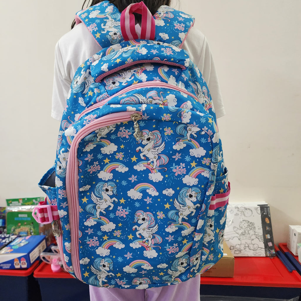 UNICORN THEME BACKPACK [ POLYESTER WATER PROOF ]