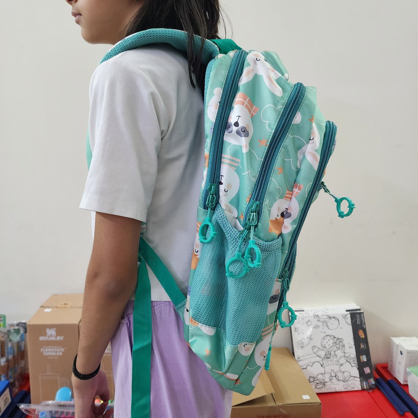 CUTE BEAR BACKPACK [ POLYESTER WATER PROOF ]