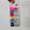 SPRAY PEN SET WITH SKETCH PEN AND BLOW PEN [ NON TOXIC , 12 PCS ]