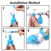 SPRAY PEN SET WITH SKETCH PEN AND BLOW PEN [ NON TOXIC , 12 PCS ]