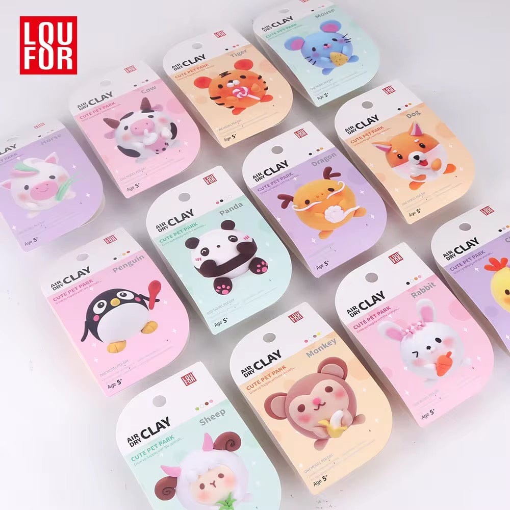 AIR DRY CLAY DIY CUTE PET PARK [ 1 PIECE ]