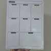 MAGNETIC WEEKLY CALENDER/ PLANNER  FOR FRIDGE WITH MARKER