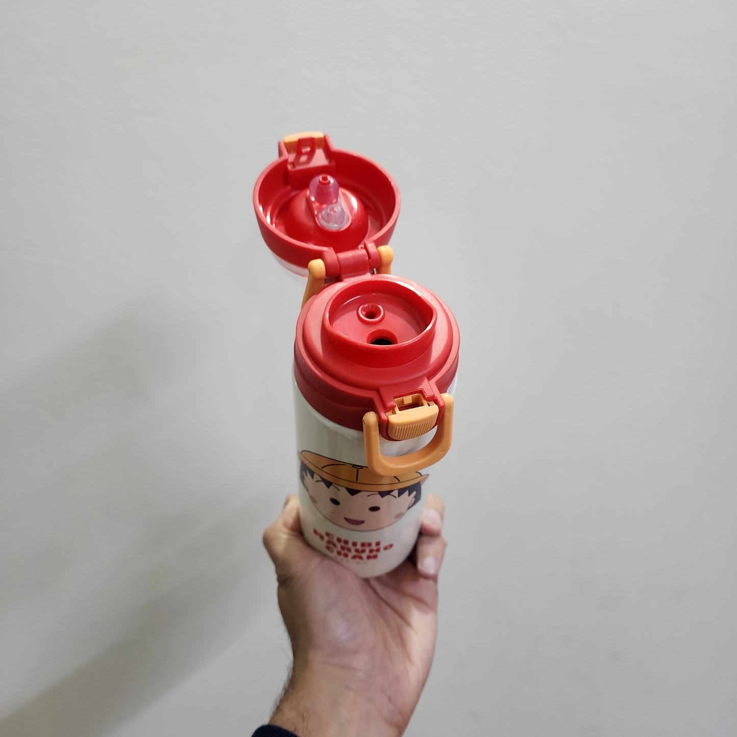 Disney Cartoon-Themed 316 StainSteel Water Bottles - Mickey Mouse, Elsa , Chibi Maruko & Lotso | Double Lid (Straw & Sip)