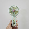 FANCY HANDHELD FANS WITH MOBILE STAND