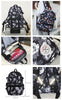 SPORTS LEISURE WOOD FLORAL BAGS [ SIZE - L/30cm , W/18cm , H/45cm ]