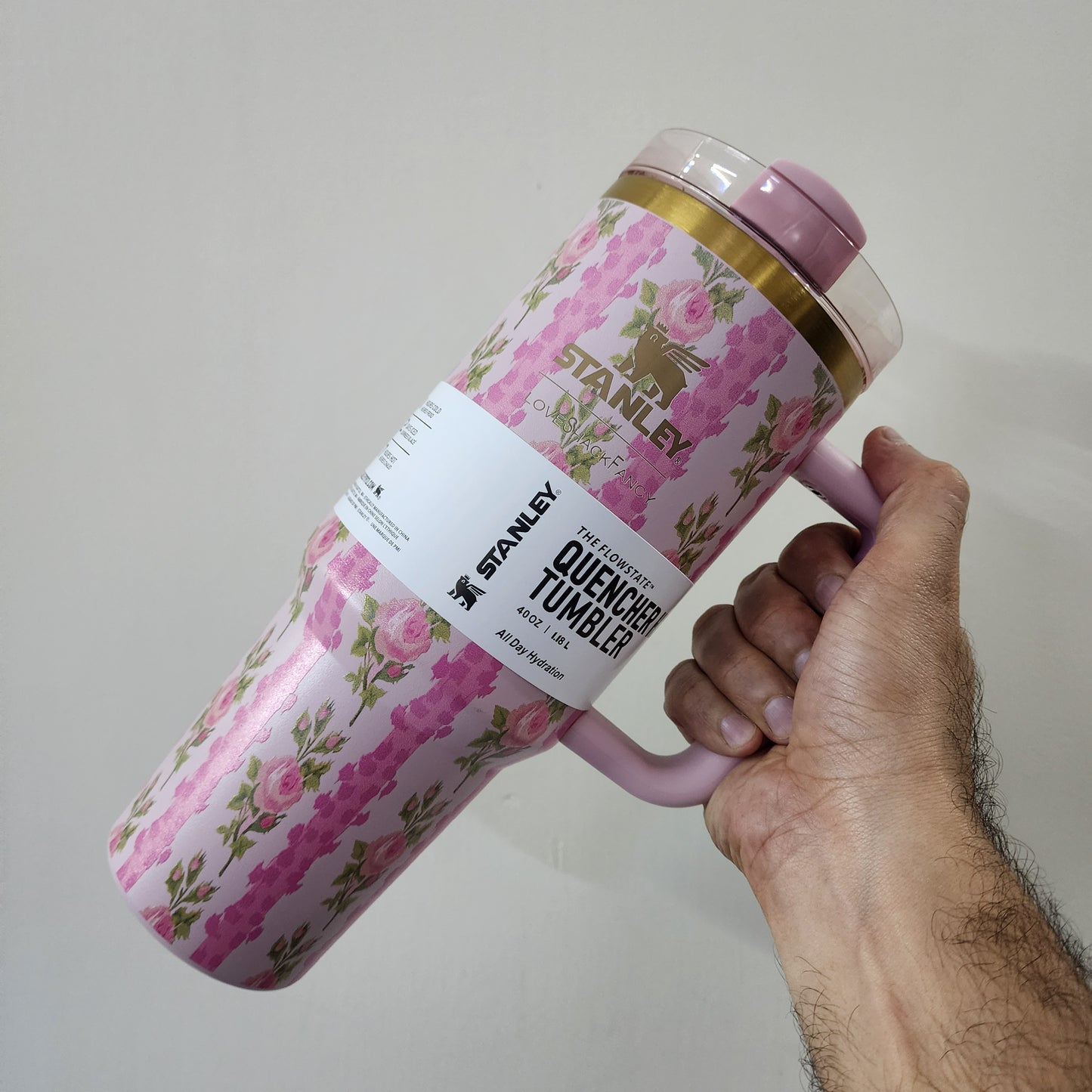 STANLEY X LOVESHACKFANCY QUENCHER TUMBLER [ 40 OZ , 1.18L ]