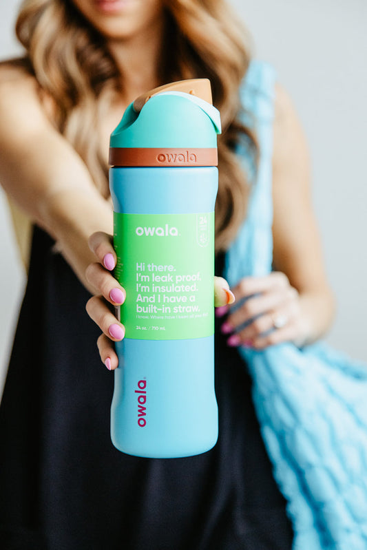 OWALA FREE SIP INSULATED [ SS , 24OZ , 710ml ] Water Bottle