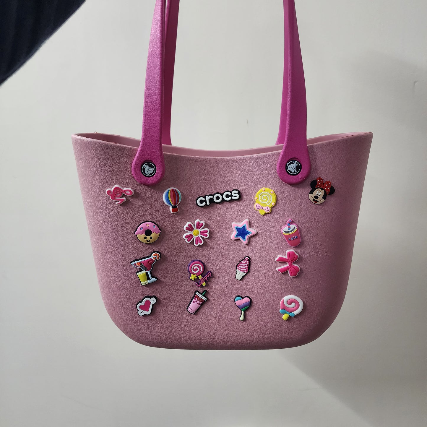 Crocs Large Multipurpose Silicon Bag with [Charms ]