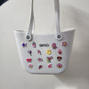 Crocs Large Multipurpose Silicon Bag with [Charms ]