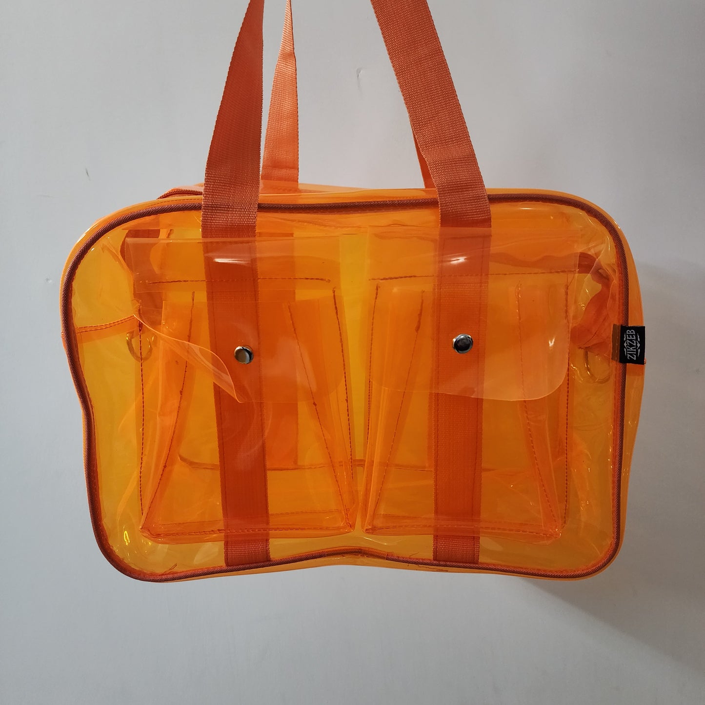 Tote/Jelly/Neon Bags with Two Pockets [ 15 X 9 X 6.5 ]
