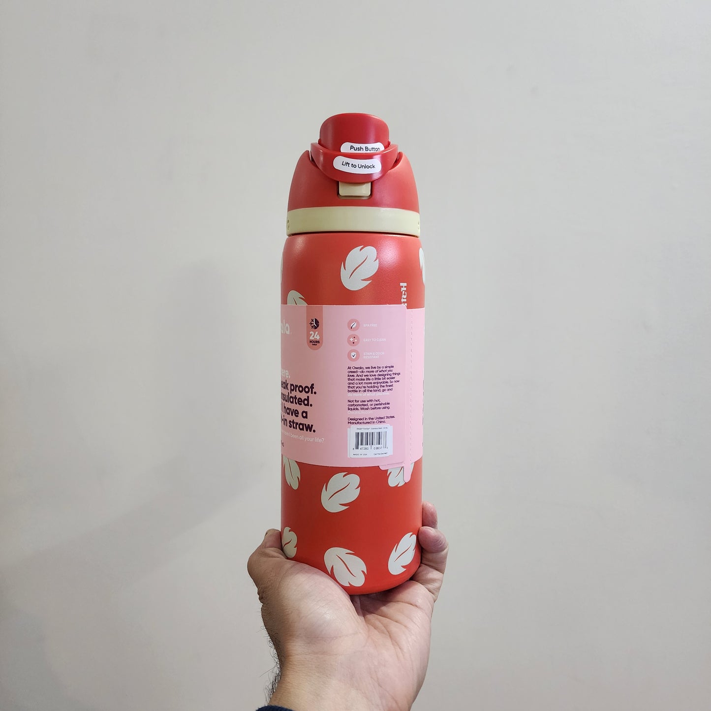 Owala FreeSip Insulated ss Water Bottle with Straw [ 950ml ]