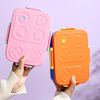 3 Compartments Bento Steel Lunch Box