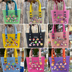 CROCS MEDIUM MULTI PURPOSE SILICON BAG WITH (CHARMS)