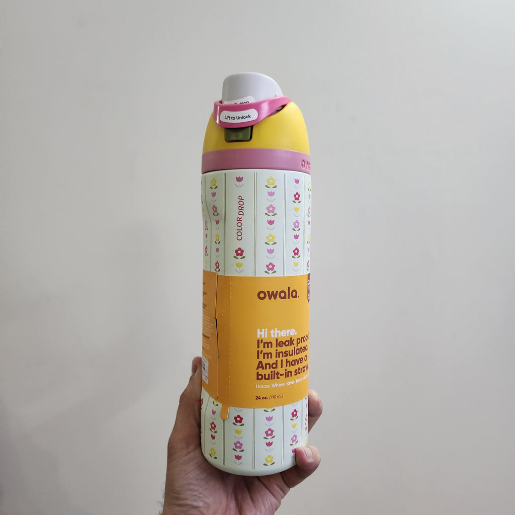 Owala FreeSip Insulated ss Water Bottle with Straw [ 710 ml ]