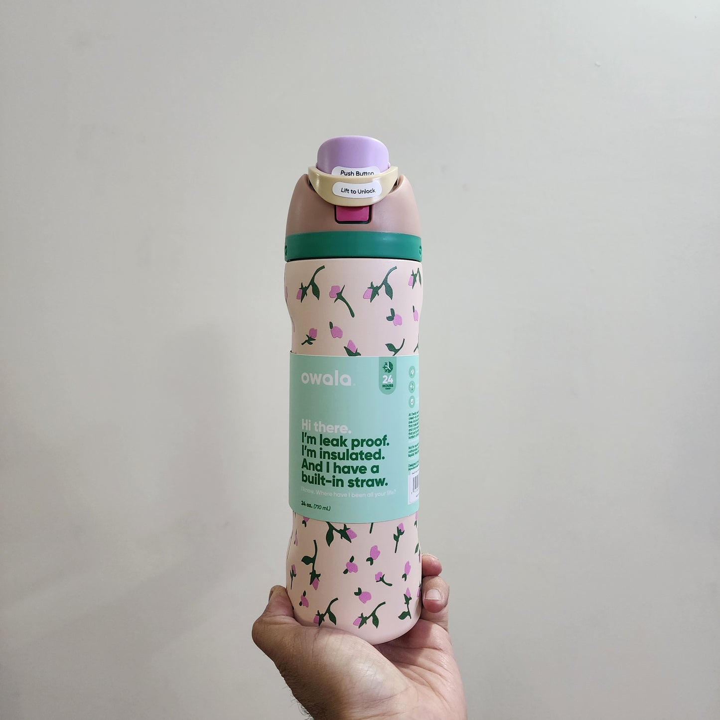 Owala FreeSip Insulated ss Water Bottle with Straw [ 710 ml ]