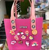 CROCS MEDIUM MULTI PURPOSE SILICON BAG WITH (CHARMS)