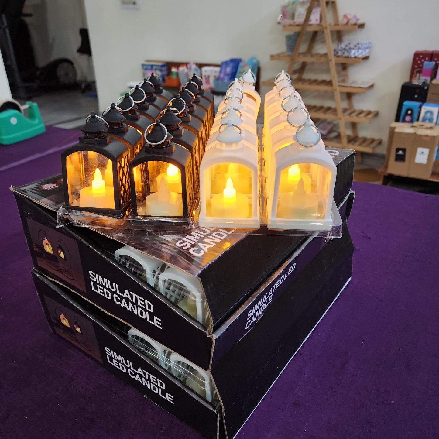 Small Antique Led Lantern [ Pack of 6 pcs ]