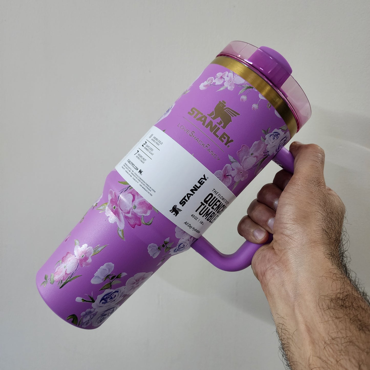 STANLEY X LOVESHACKFANCY QUENCHER TUMBLER [ 40 OZ , 1.18L ]