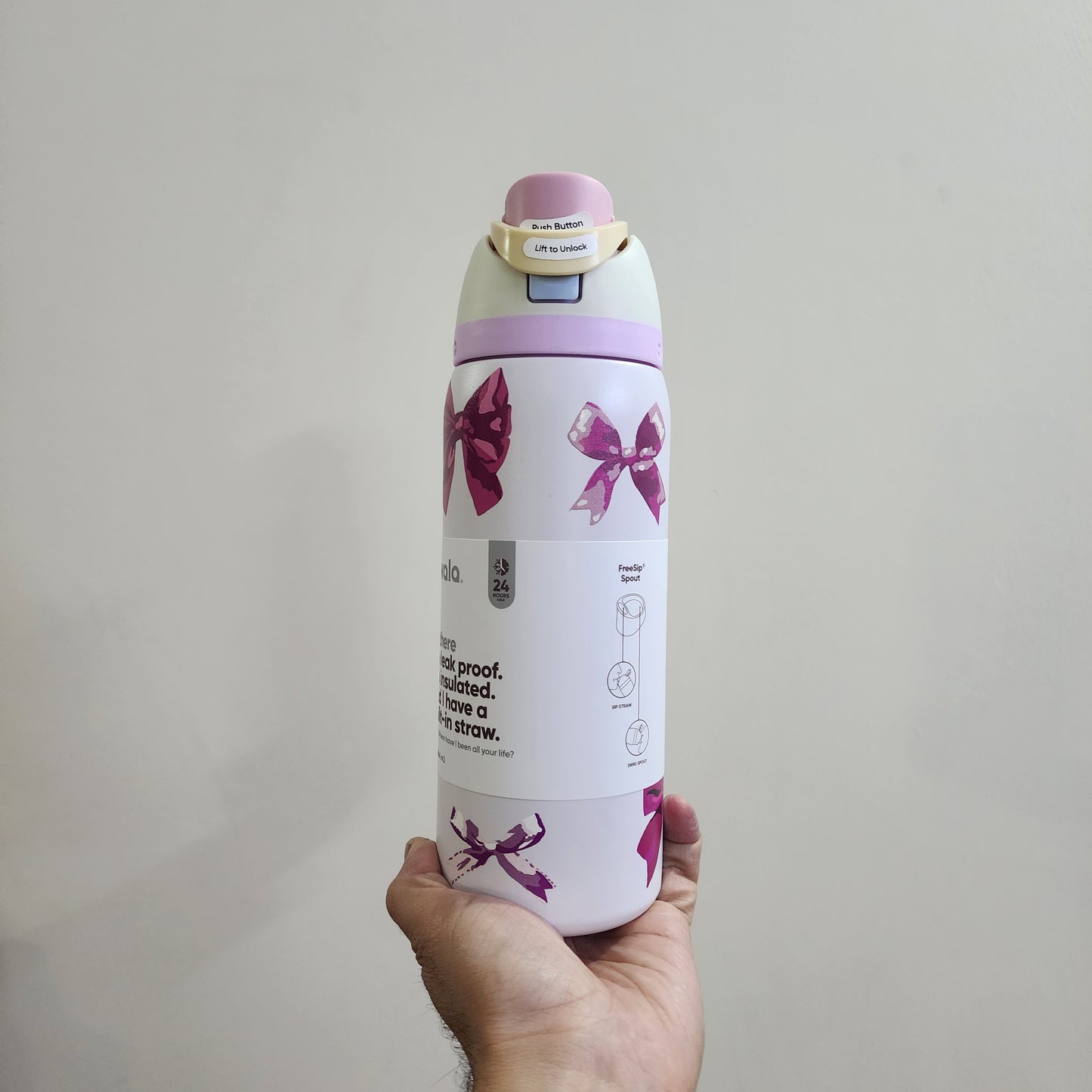 Owala FreeSip Insulated ss Water Bottle with Straw [ 950ml ]