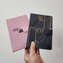 Cute Cat Diary / Notebook with Magnetic Strap