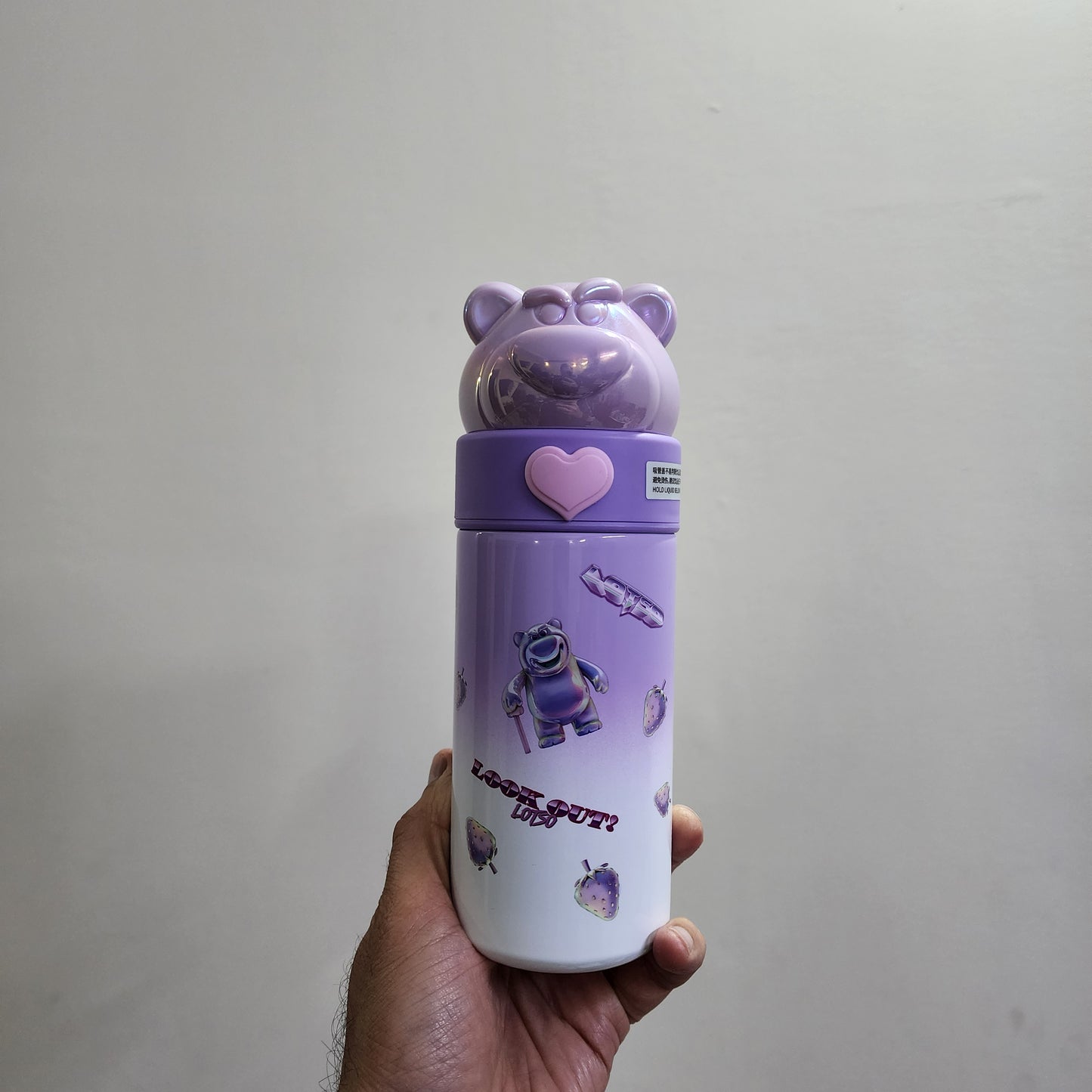 Disney Cute Lotso Character ss  Vacuum Insulated Water Bottle [ 350ml ]