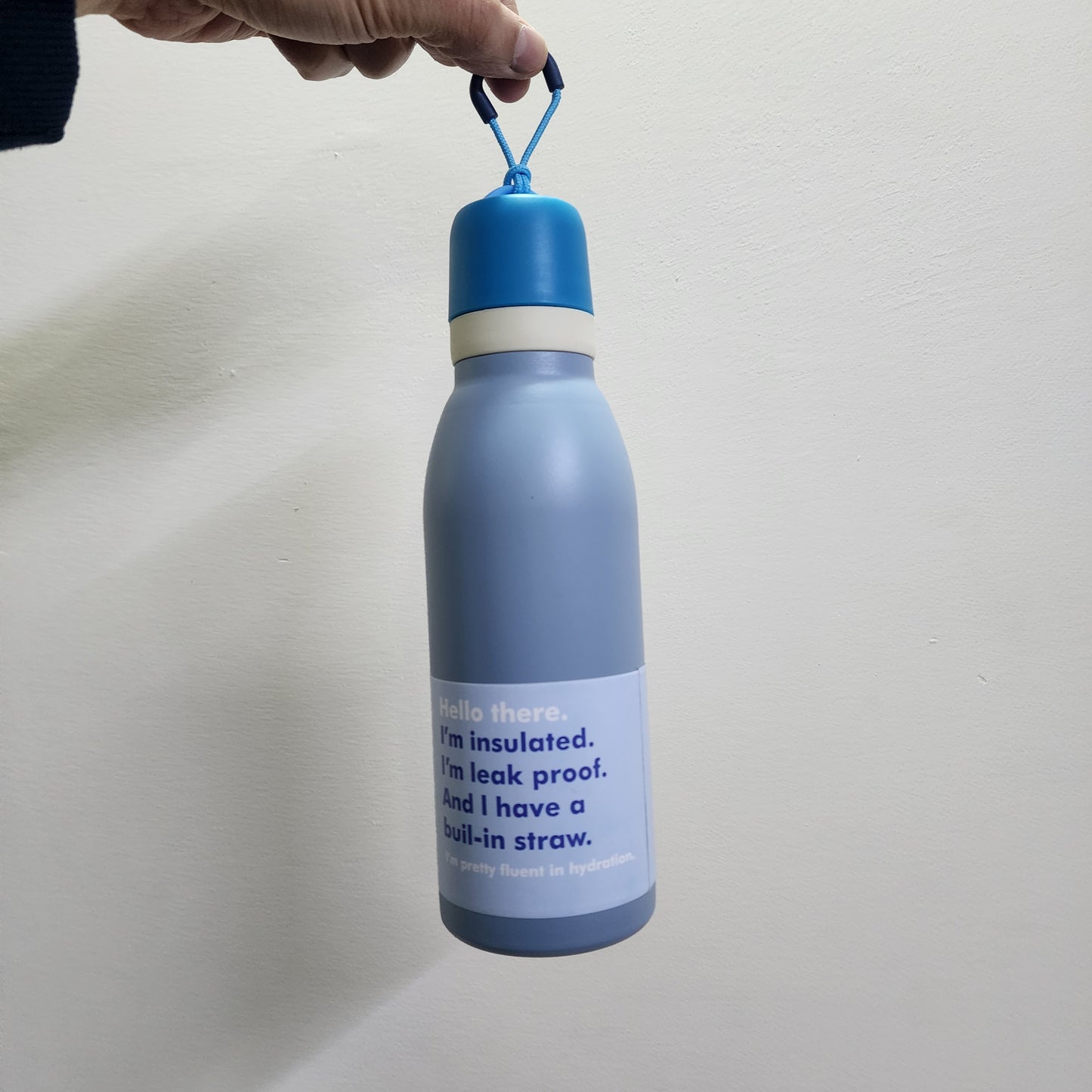 FreeSip Twist Insulated Stainless Steel Water Bottle with Straw for Sports and Travel, BPA-Free [24-oz , 800 ml]