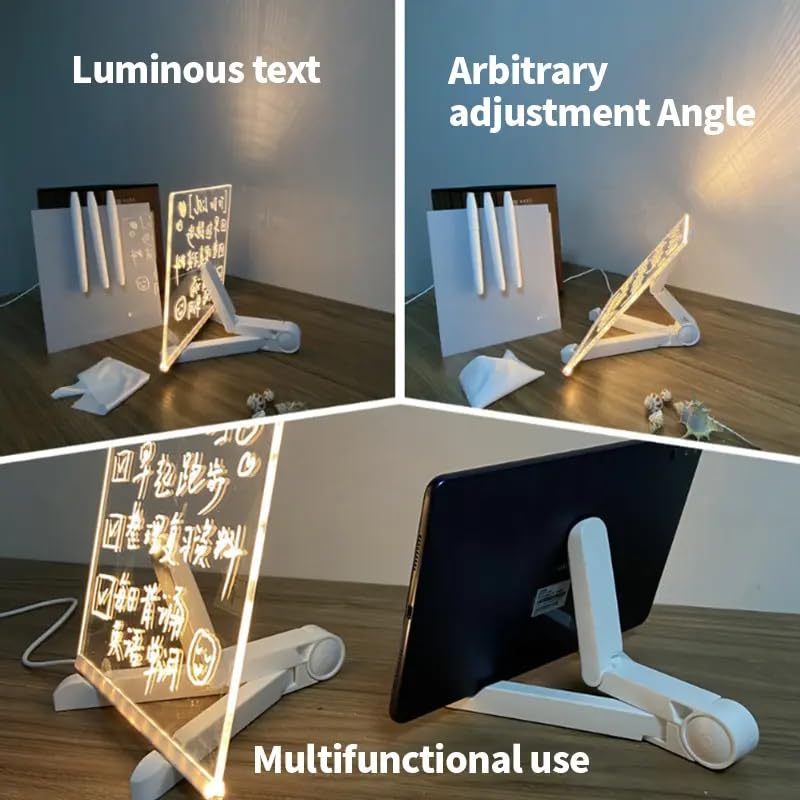DIY 3d Rewritable Message Board with Ligth & 7 pens