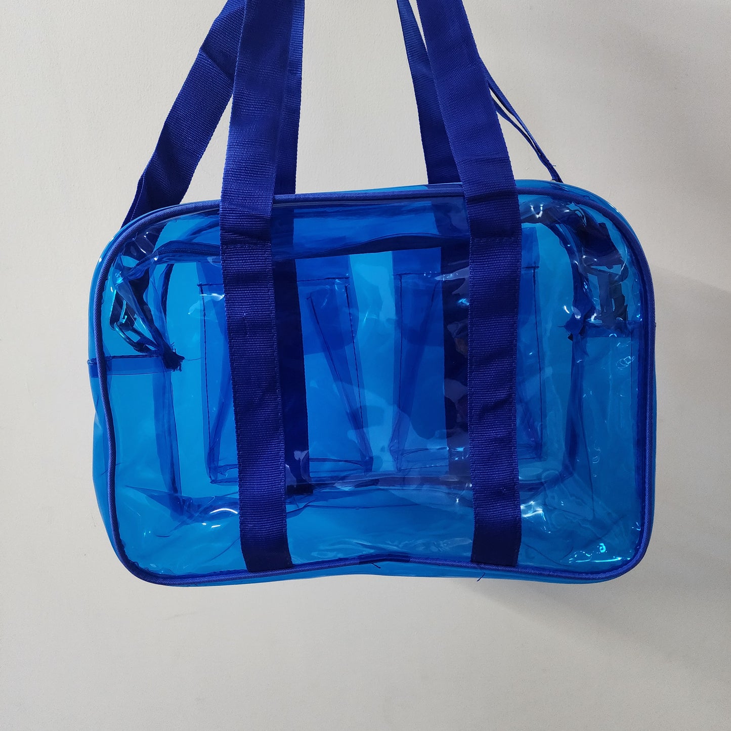 Tote/Jelly/Neon Bags with Two Pockets [ 15 X 9 X 6.5 ]