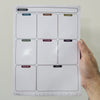 MAGNETIC WEEKLY CALENDER/ PLANNER  FOR FRIDGE WITH MARKER