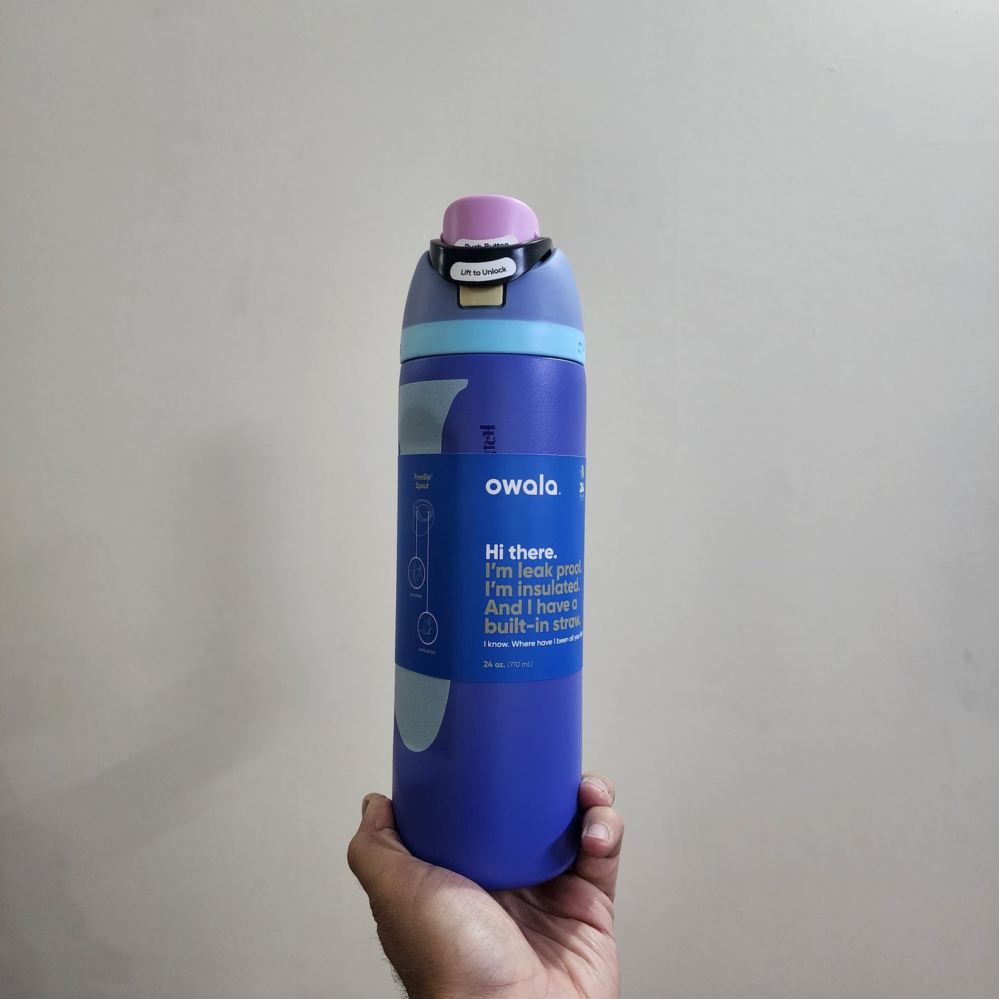Owala FreeSip Insulated ss Water Bottle with Straw [ 710 ml ]